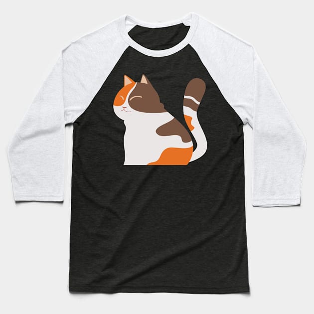 Fat Cat Baseball T-Shirt by artstopics